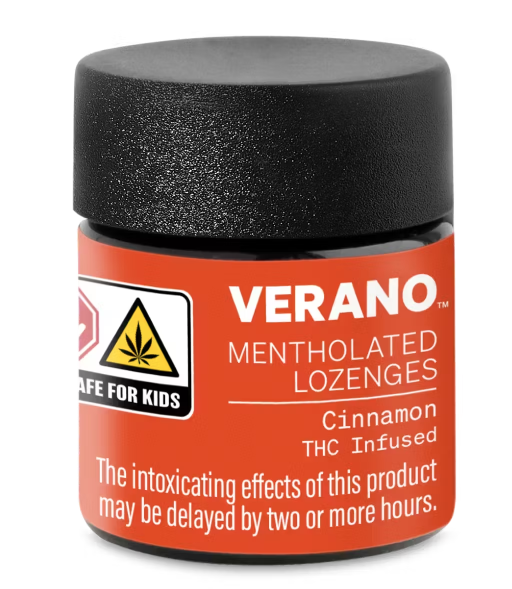 Verano | Edible Mentholated Lozenge | Cinnamon | 100mg