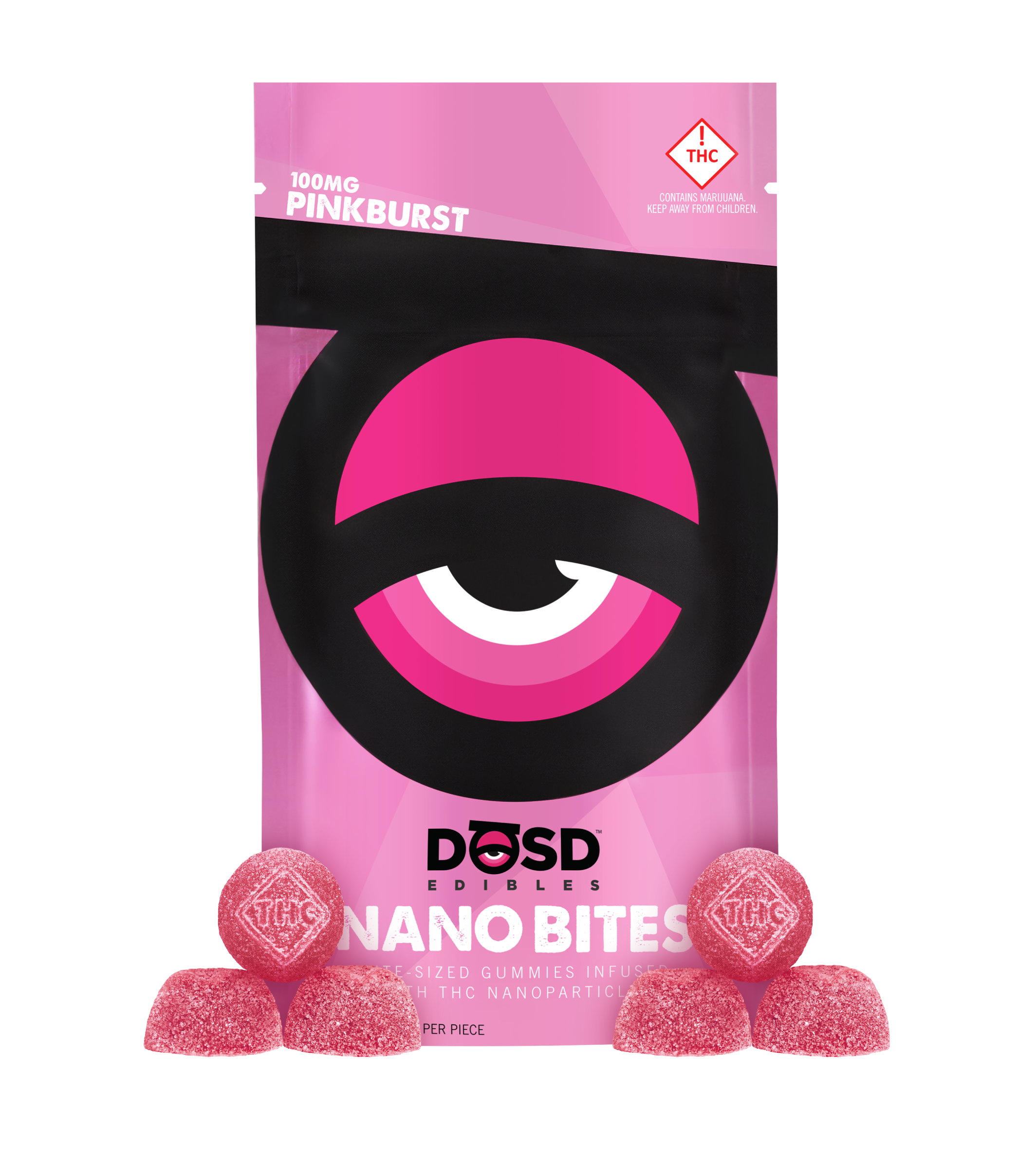 Pinkburst Nano Bites | 100mg