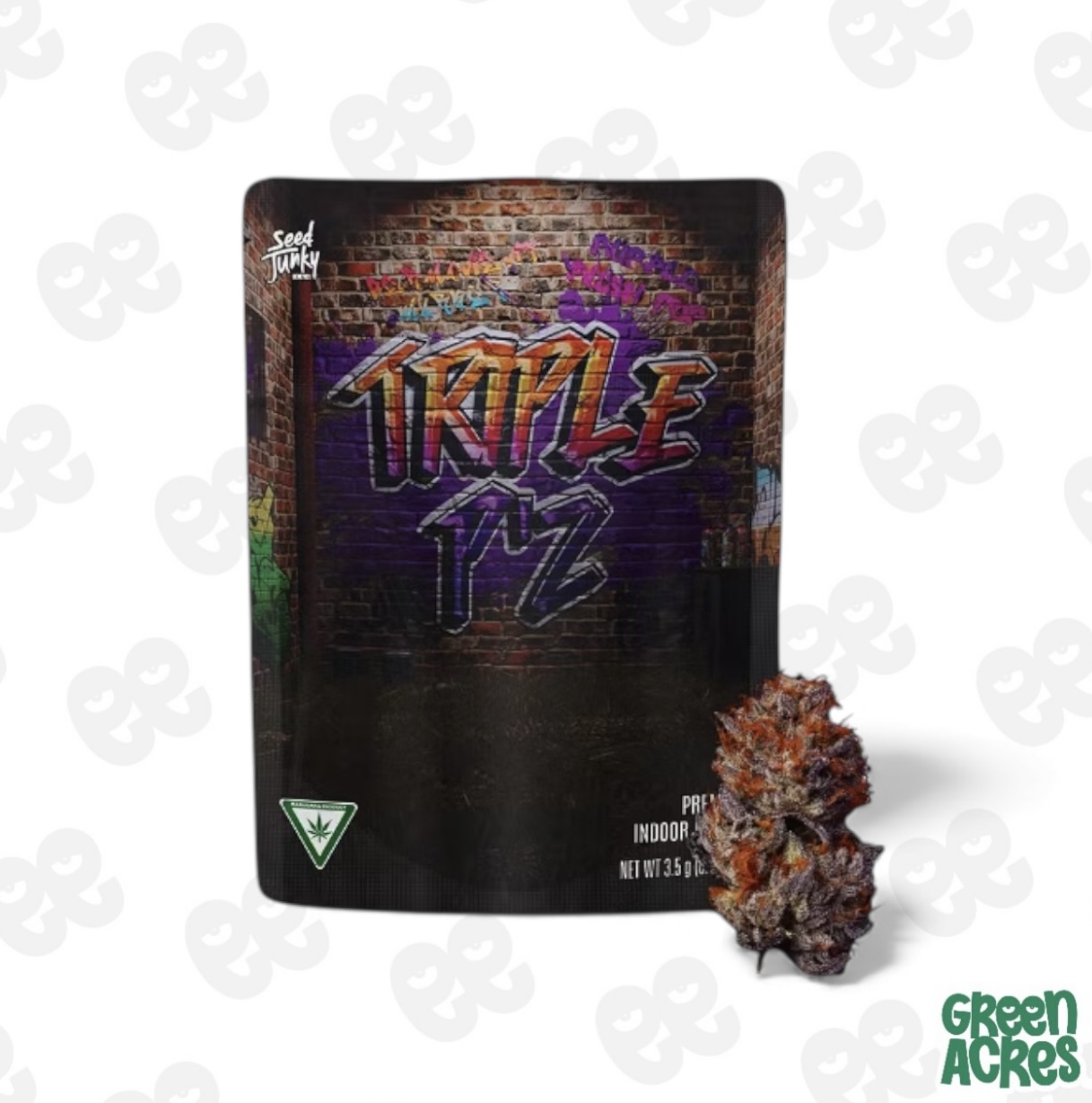 Seed Junky: Triple P'z 3.5G Prepackaged Flower