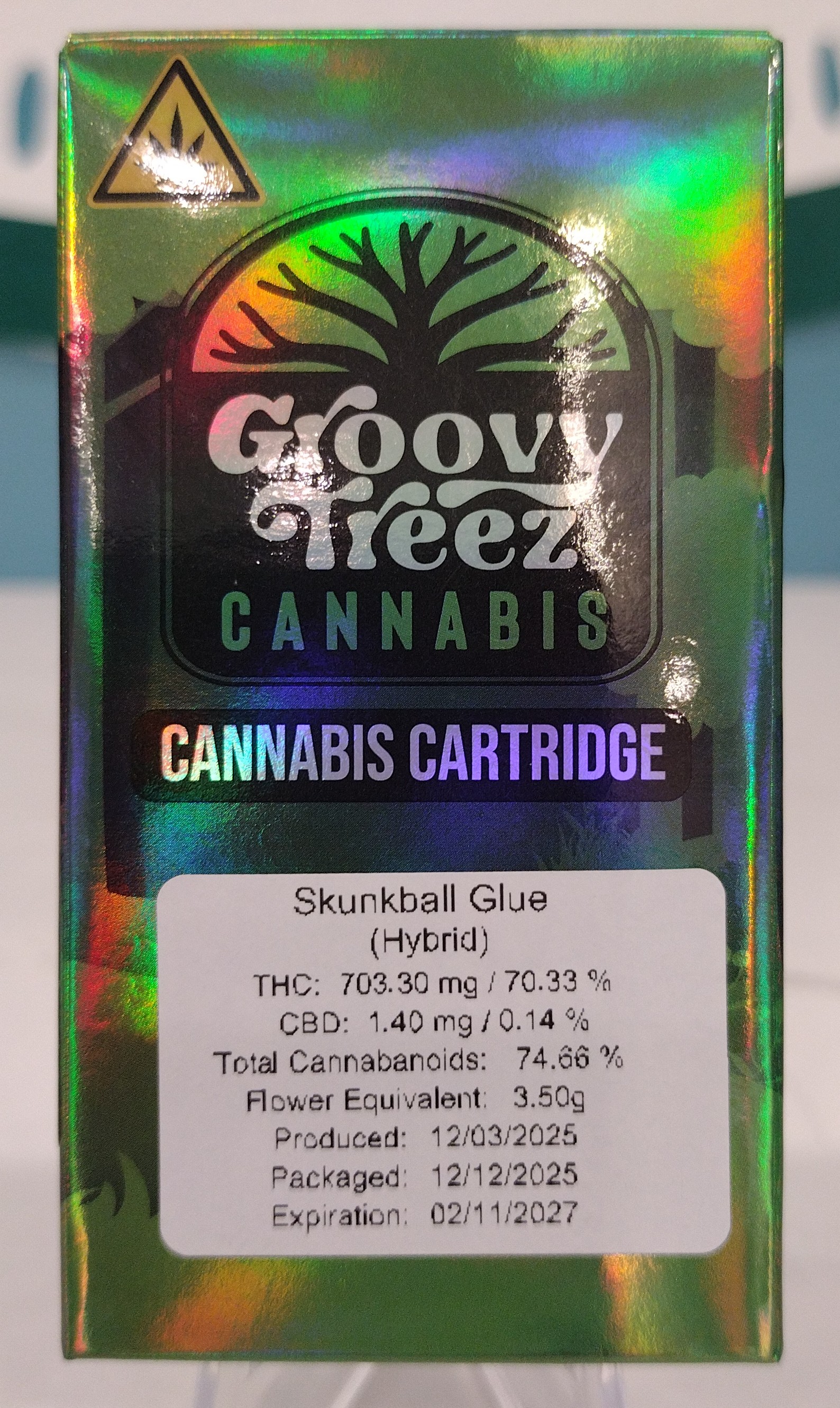 Skunkball Glue - 1g Cured Resin Cartridge