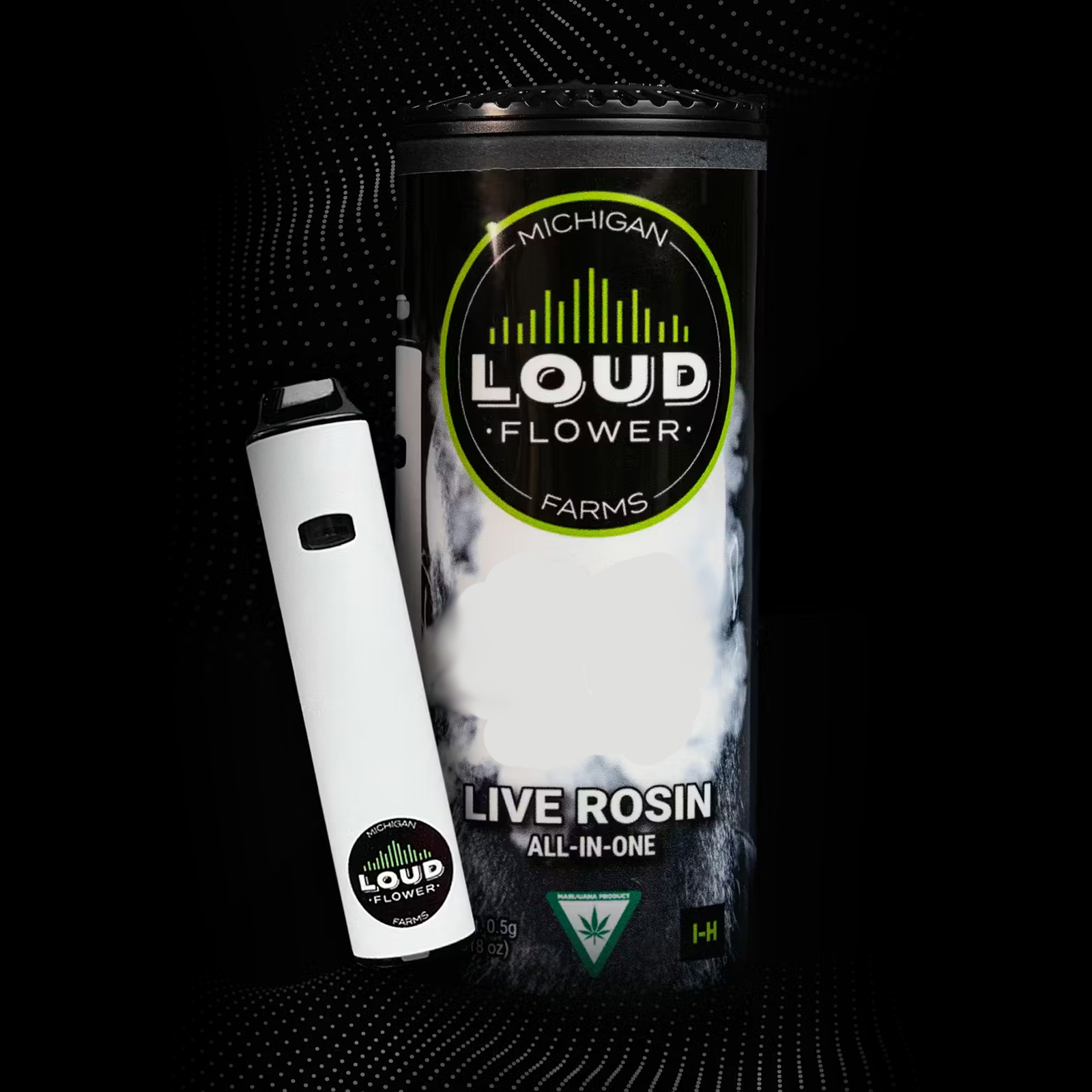 Loud Flower Berry Burnout Live Rosin Disposable Vape Rec
