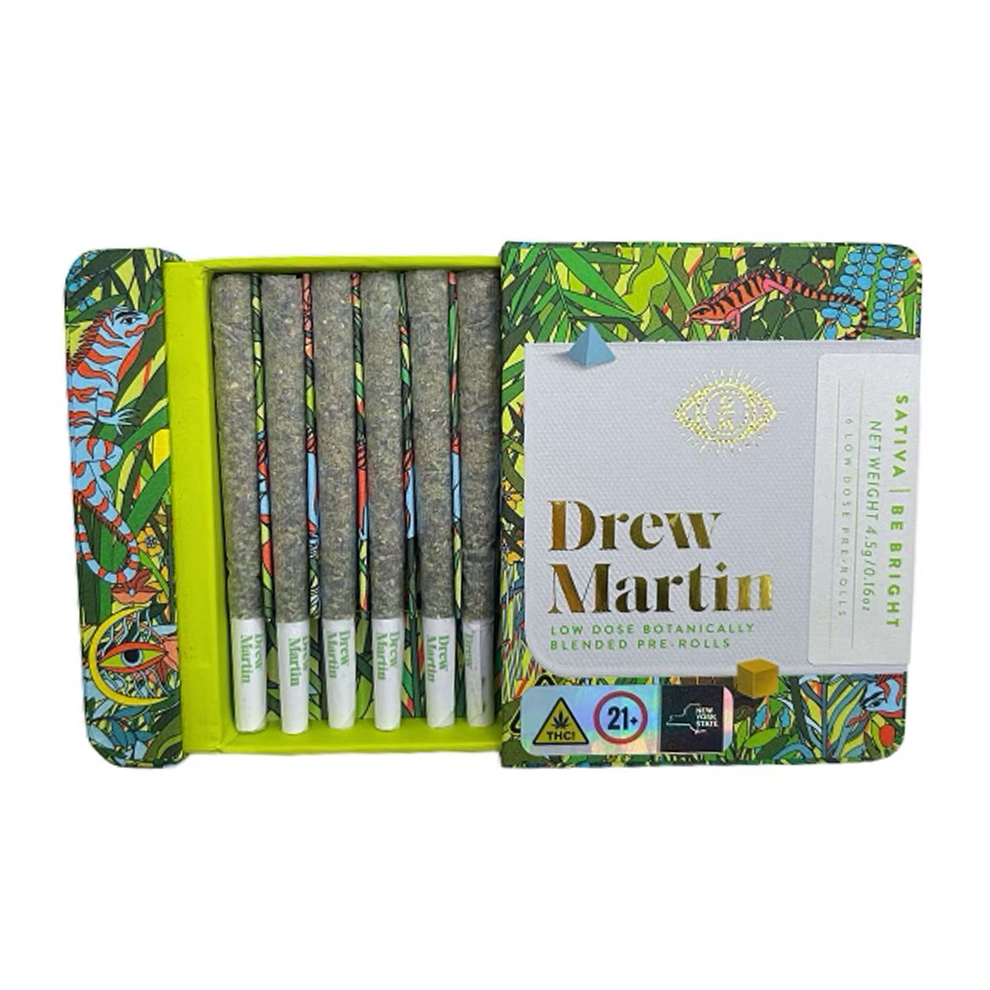 DREW MARTIN - GINGER + DURBAN THAI - 6PK INFUSED PREROLL