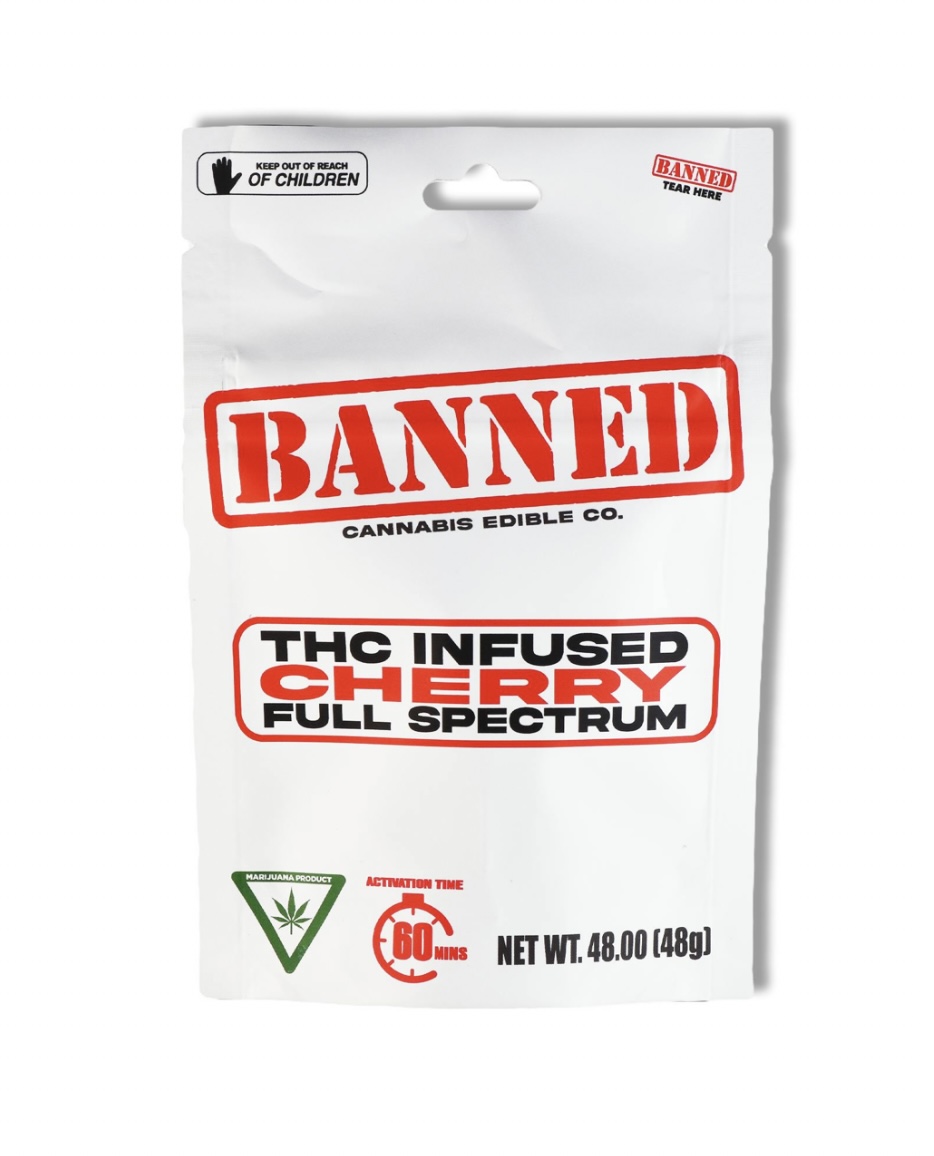 Banned: Cherry 200MG Gummies (4x50mg)