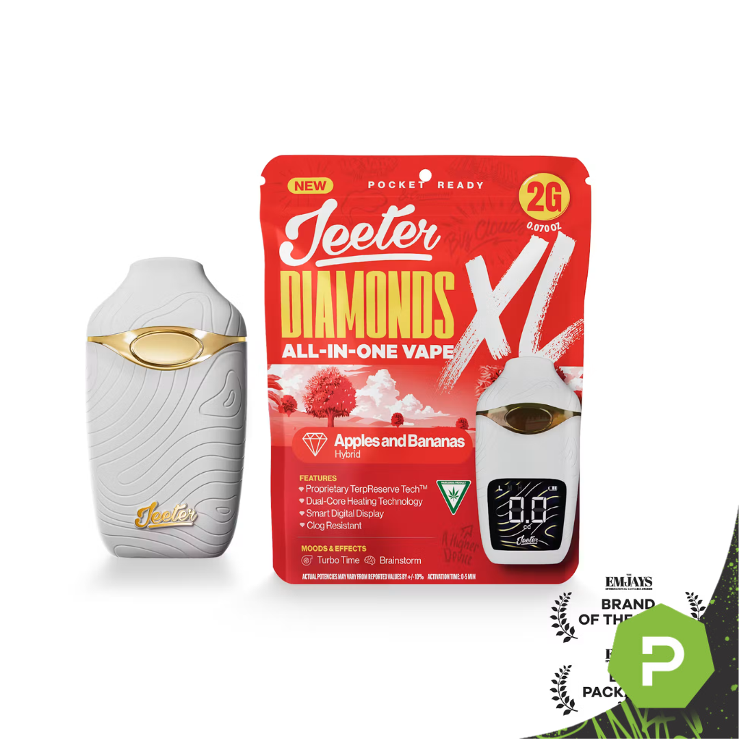 Jeeter | Apples and Bananas | 2G Liquid Diamond XL All-In-One Vape