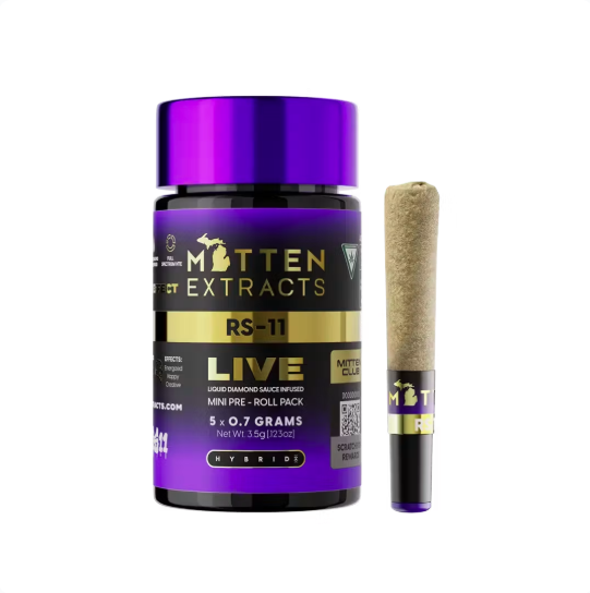 Mitten Extracts Infused Live Sauce Multipack Pre-Rolls 5x.7g - RS11