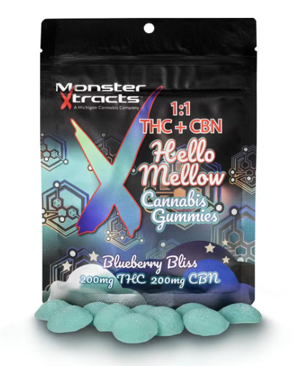 Monster | Blueberry Bliss | CBN/THC | Indica | 200mg