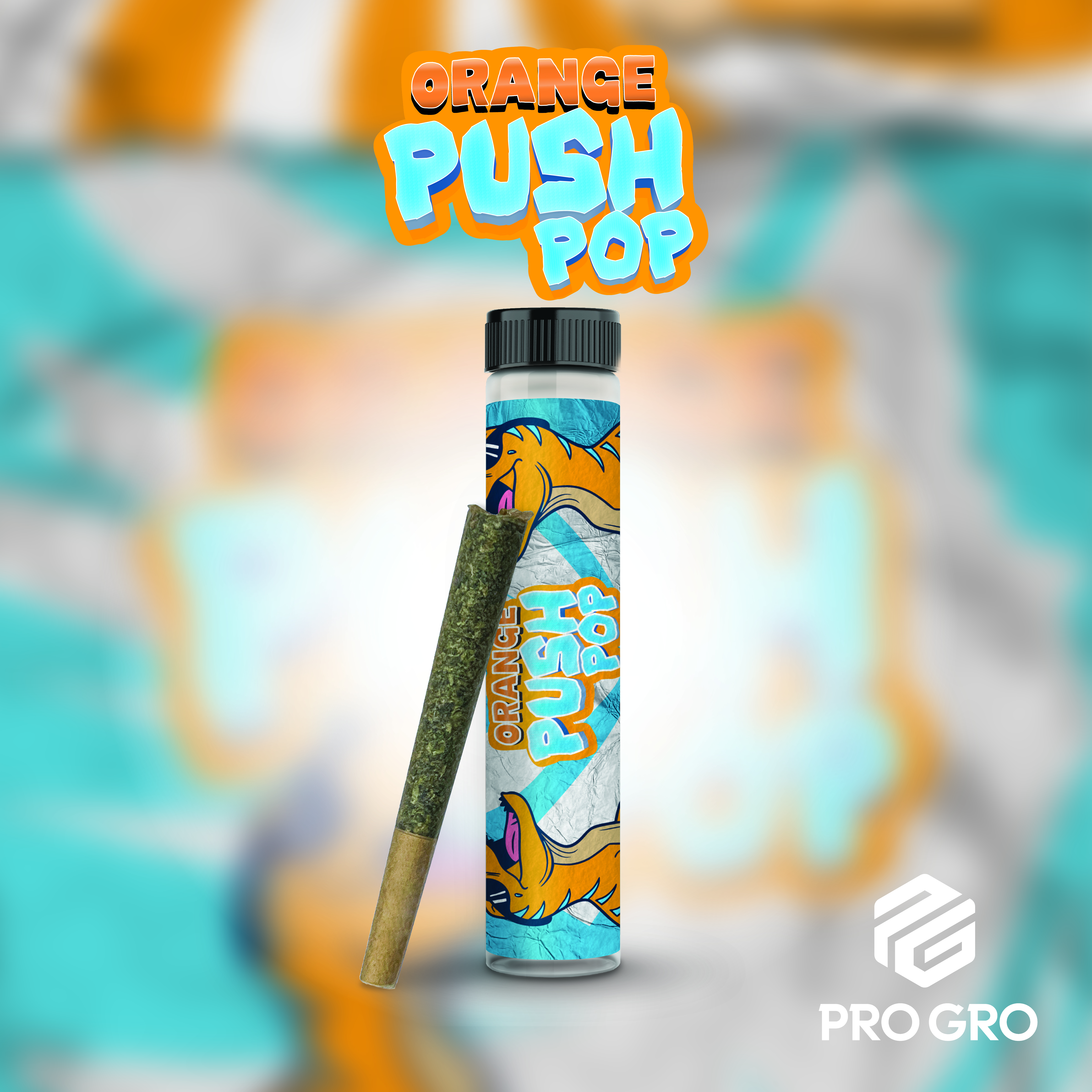 Orange Push Pop 1g Pre-Roll