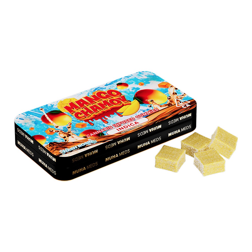 Muha Meds | 200MG Hash Rosin Gummies | Mango Chamoy