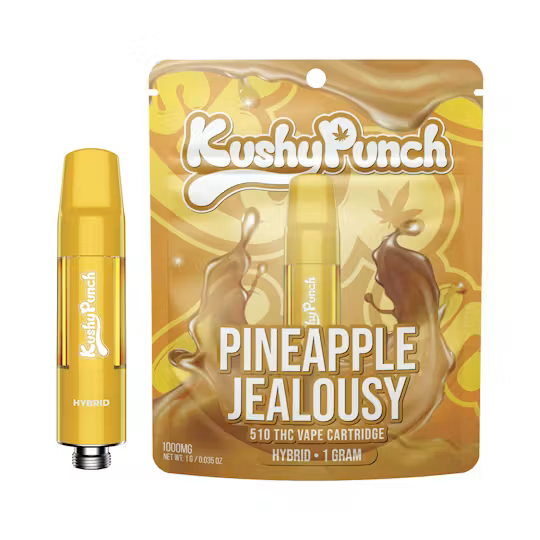 Kushy Punch | 1g 510 Cartridge | Pineapple Jealousy