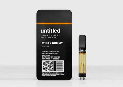 White Gummy Cartridge