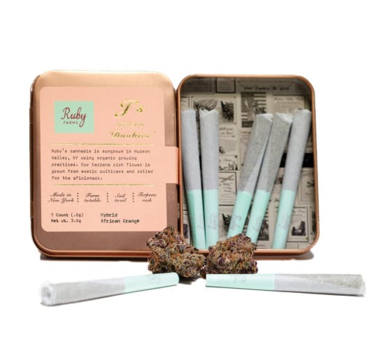 Ruby Farms | Doobies | African Orange (SH) | Pre-Rolls | 7pk | 3.5g
