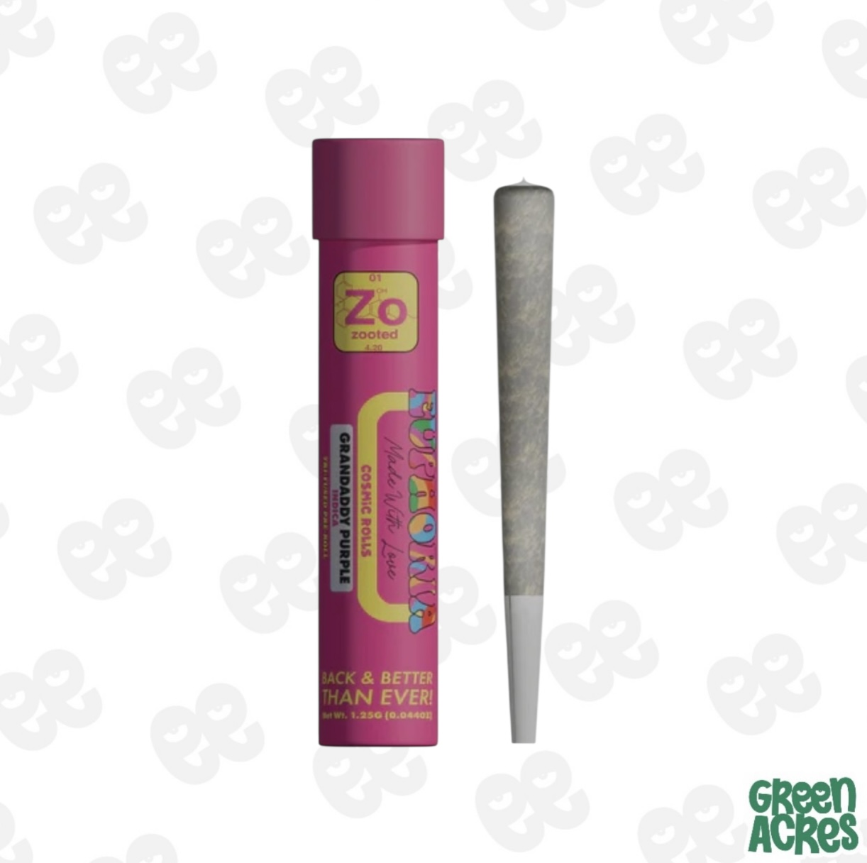 Granddaddy Purple 1.25G Live Resin Infused Pre-Roll