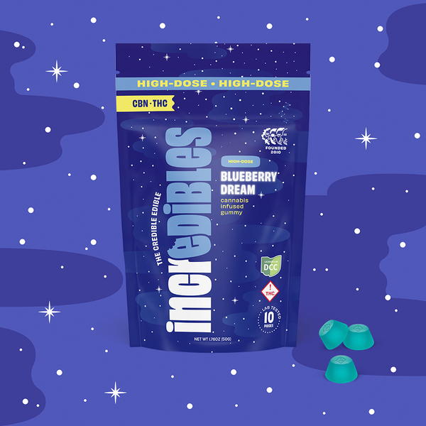 5:1 Blueberry Dream + CBN | Gummies | 10 pack | 100mg THC / 20mg CBN