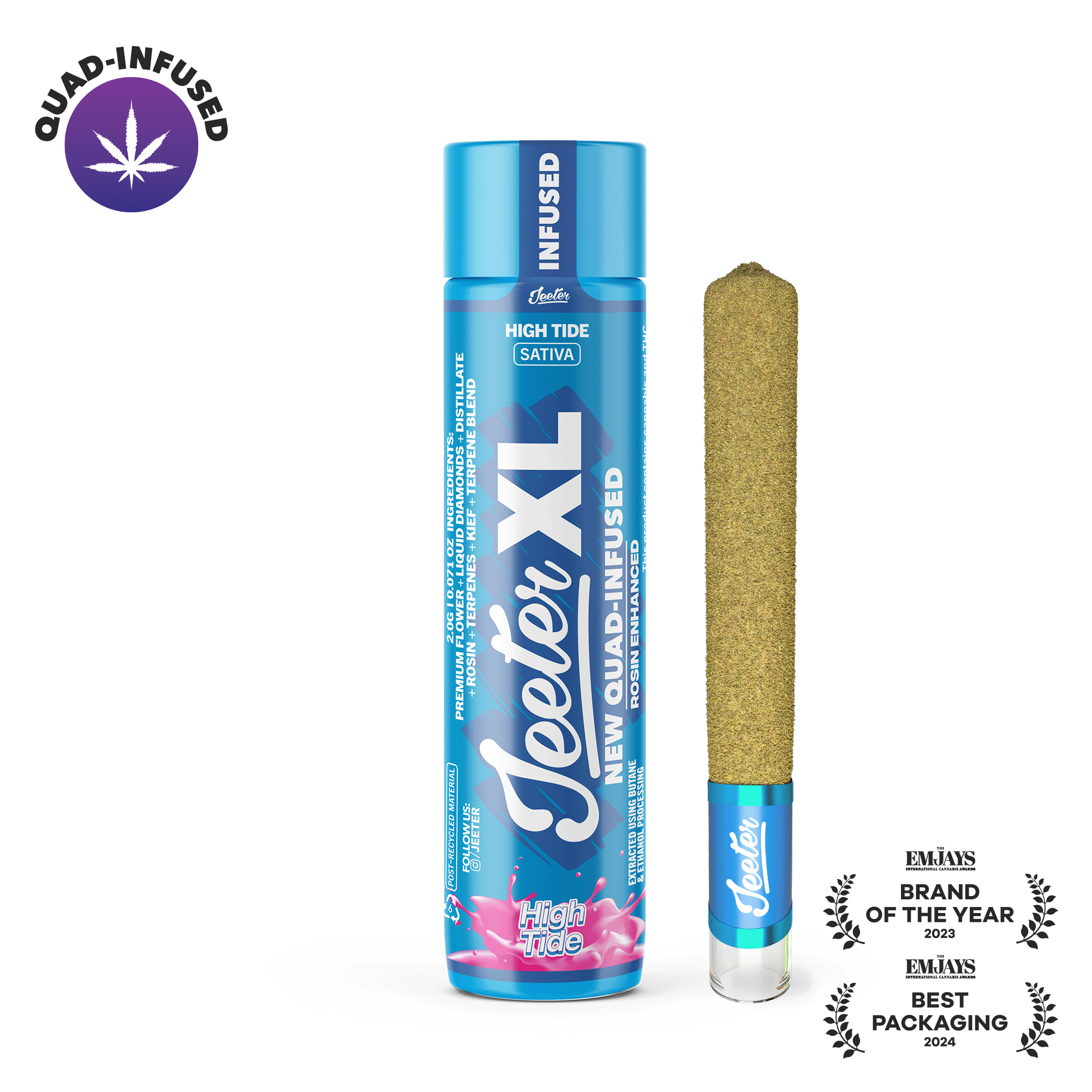 High Tide | Quad-Infused XL Pre-Roll | 2g