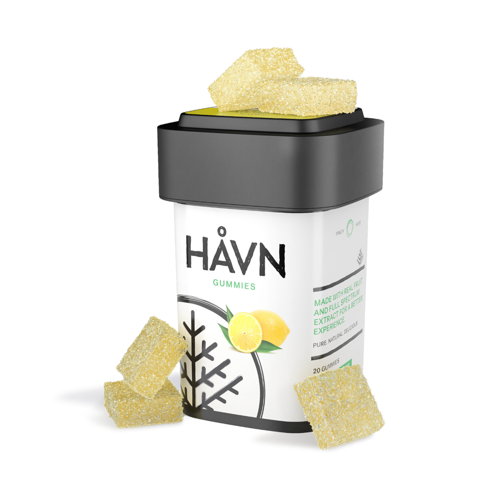 Gummies | Lemon 1:1 THC:CBG | 5mg Per Serving | 20pk