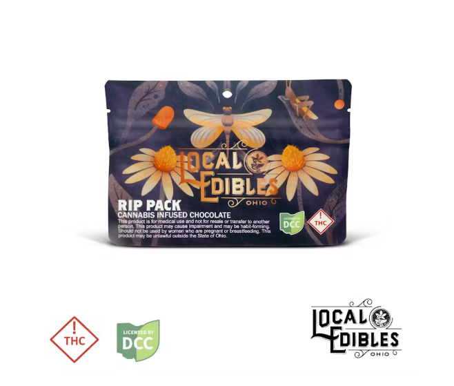 Local Edibles | Milk Chocolate 1:1 THC:CBN 5pc | 110mg Chocolate