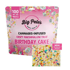 Big Pete's Treats: Pete S Marshmallow Treat Birthday Cake