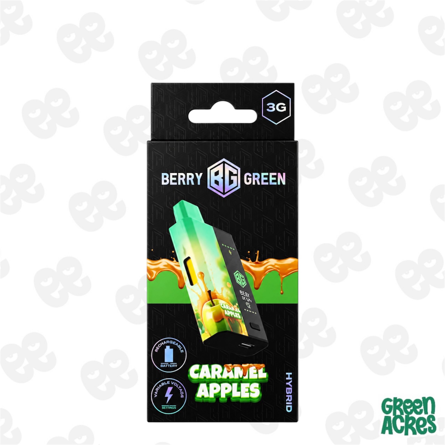 Berry Green: Caramelz Applez 3G Disposable