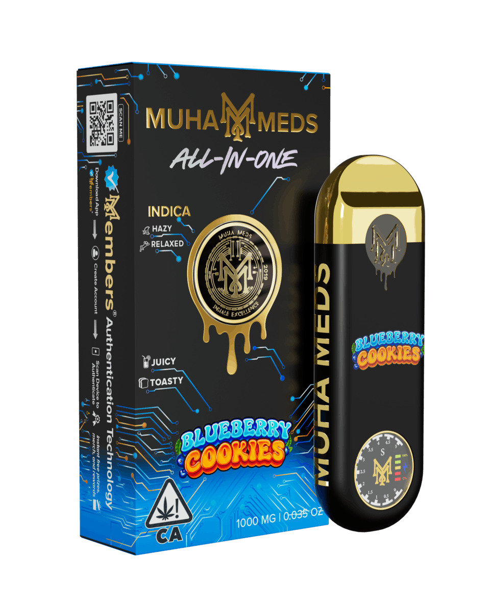 DISPOSABLE (DISTILLATE) - - INDICA - BLUEBERRY COOKIES