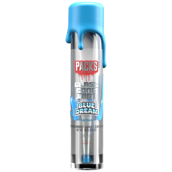 Packs | Blue Dream | Glass Cone | Pre-roll | 1g by PACKS - pre-rolls cannabis product