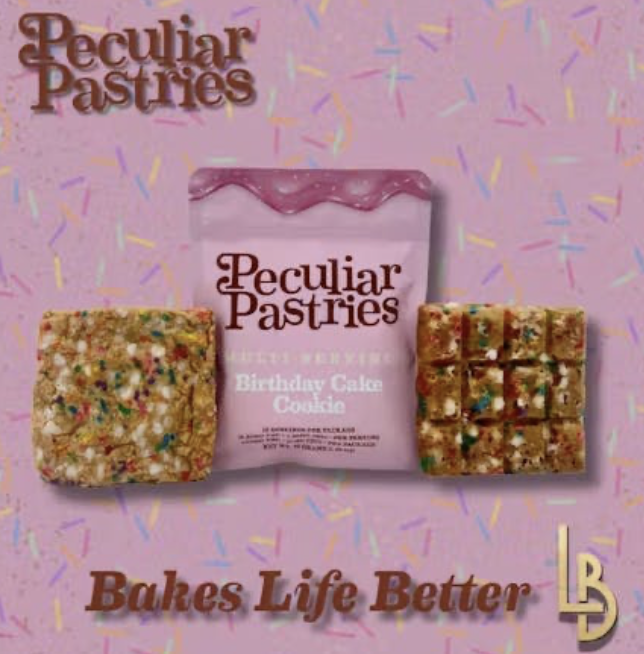 Cookie Birthday Cake Serving