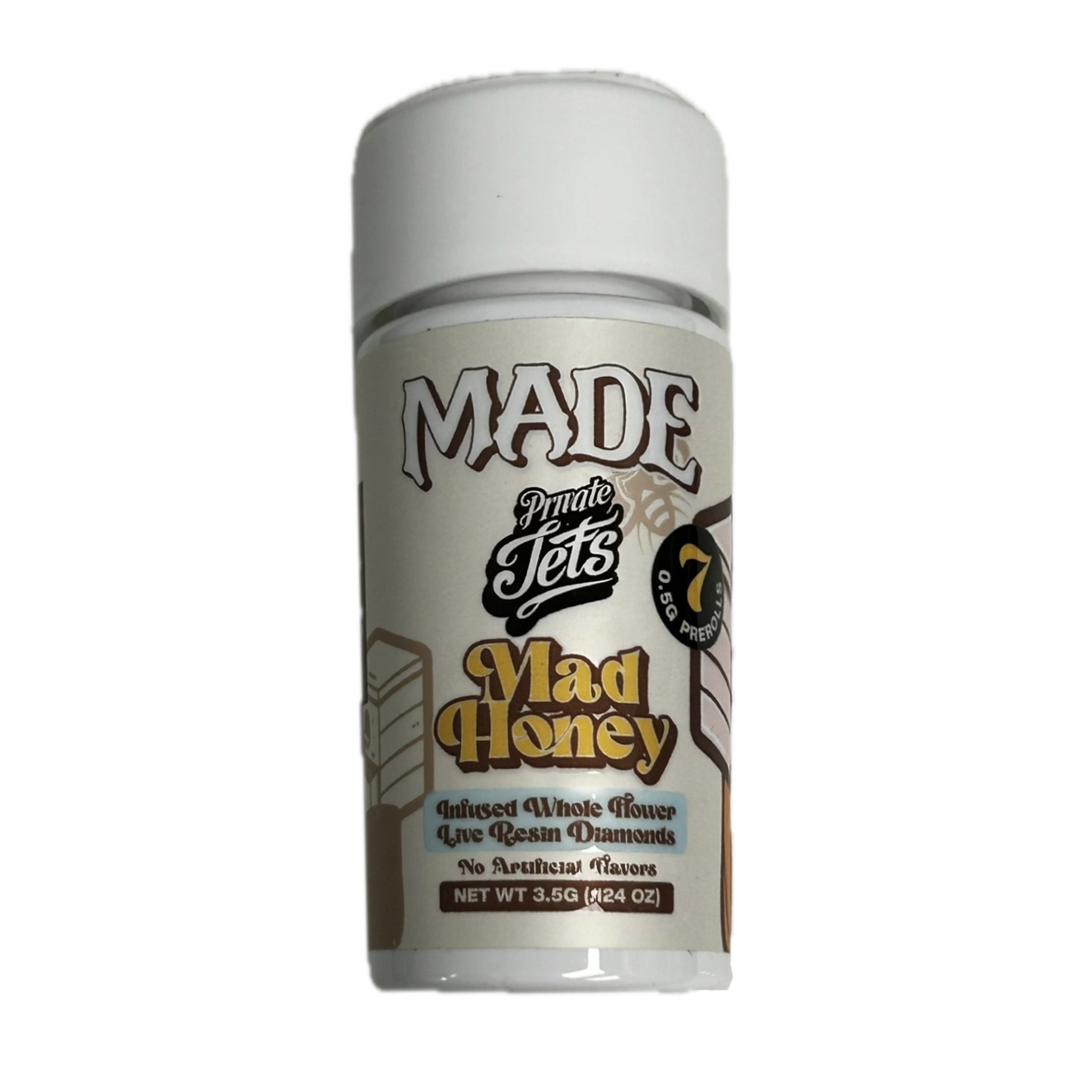 MADE - Jets LR Diamond Infused Preroll (7pk): 3.5G - Mad Honey