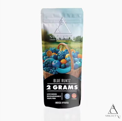 Society C Live Resin Disposable | Blue Runtz