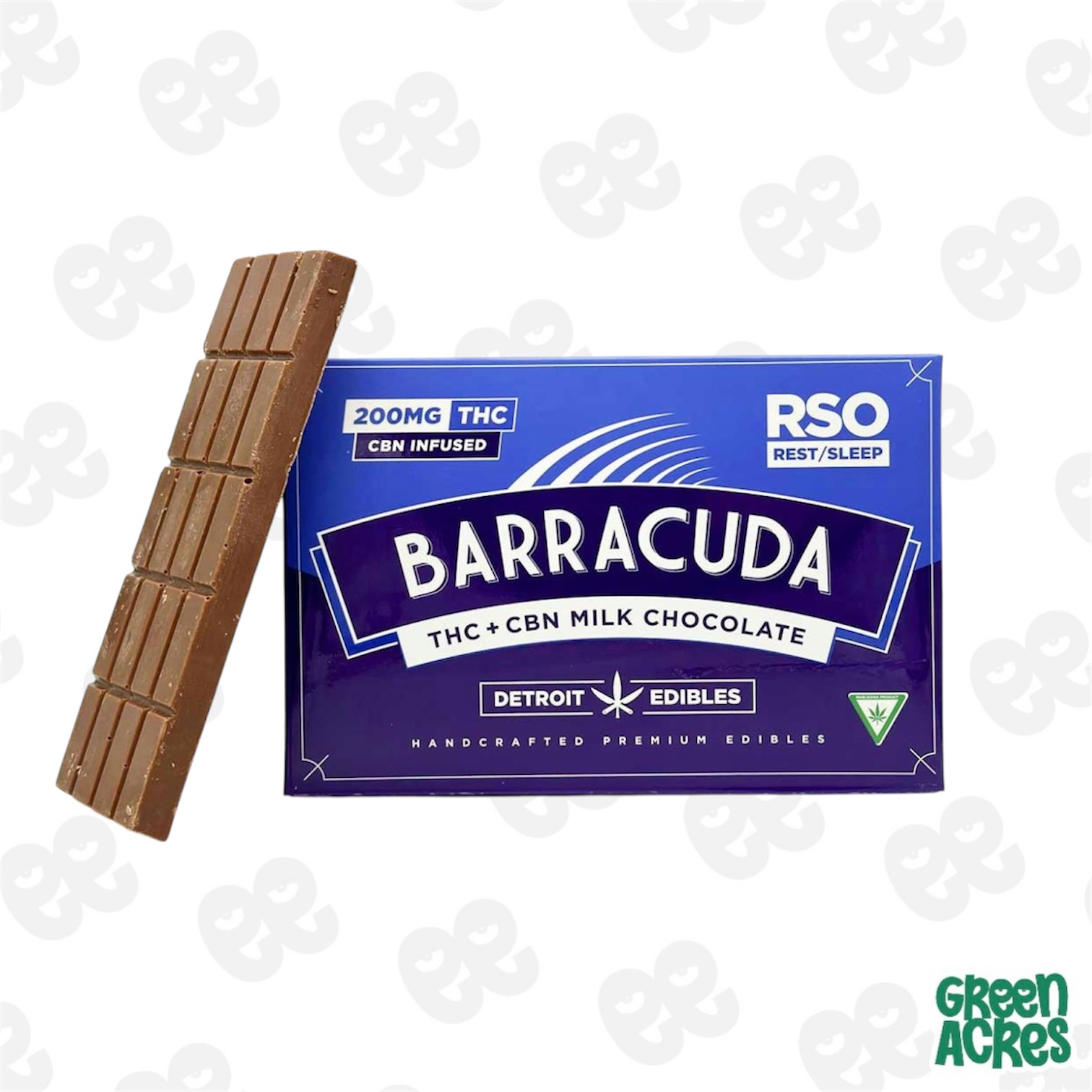Barracuda: Milk Chocolate RSO Rest Bar 200MG:50MG CBN