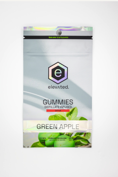 Elevated Gummies-Green Apple (S) 100mg