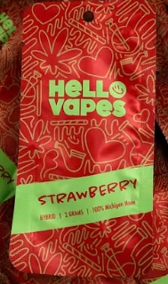 Hello Farms - 2g Disposable - Strawberry