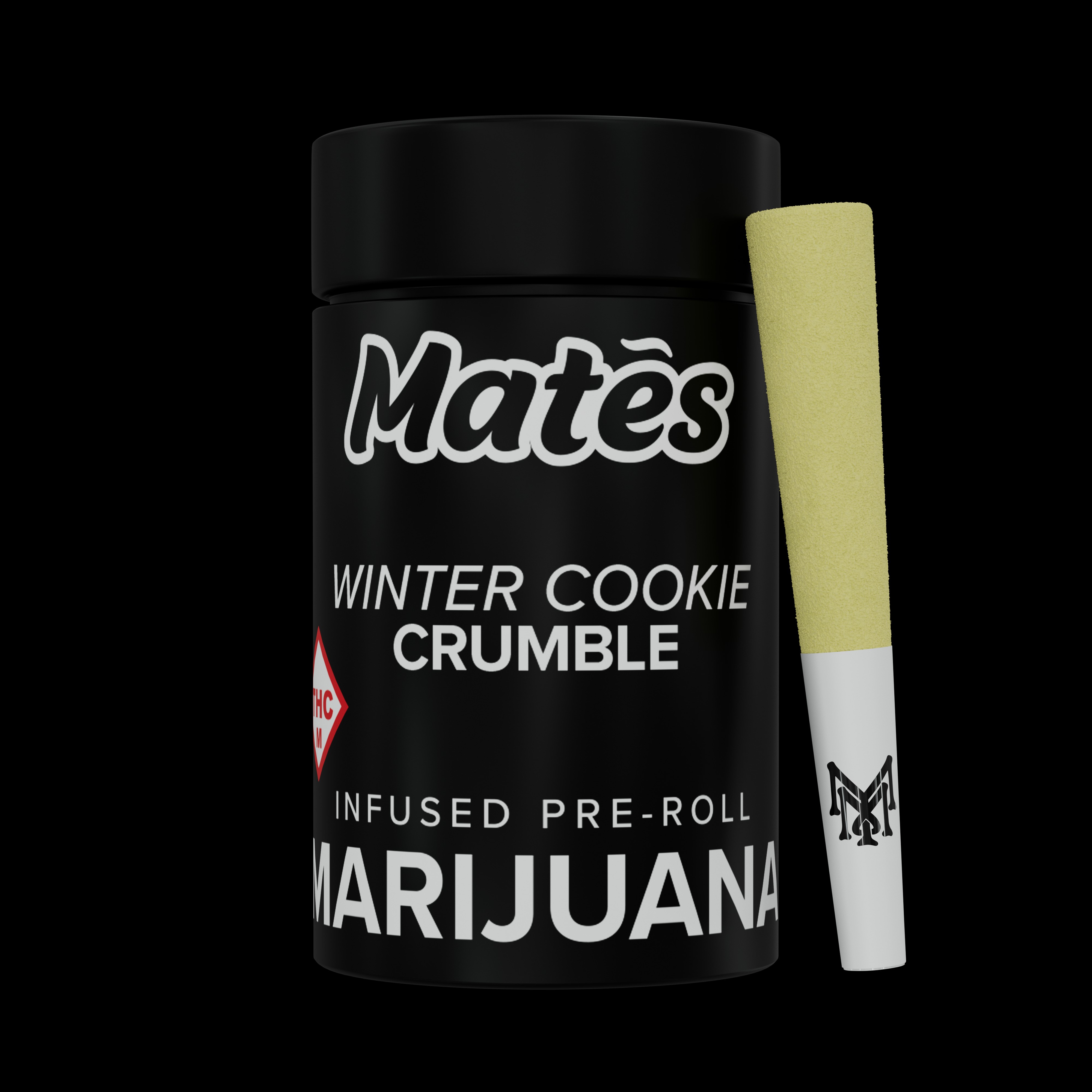 MuhaMeds - Mates 5pk .6g Winter Cookie Crumble THCA Infused Pre-Roll