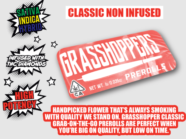 GRASSHOPPERS- HYBRID PREROLL [H]