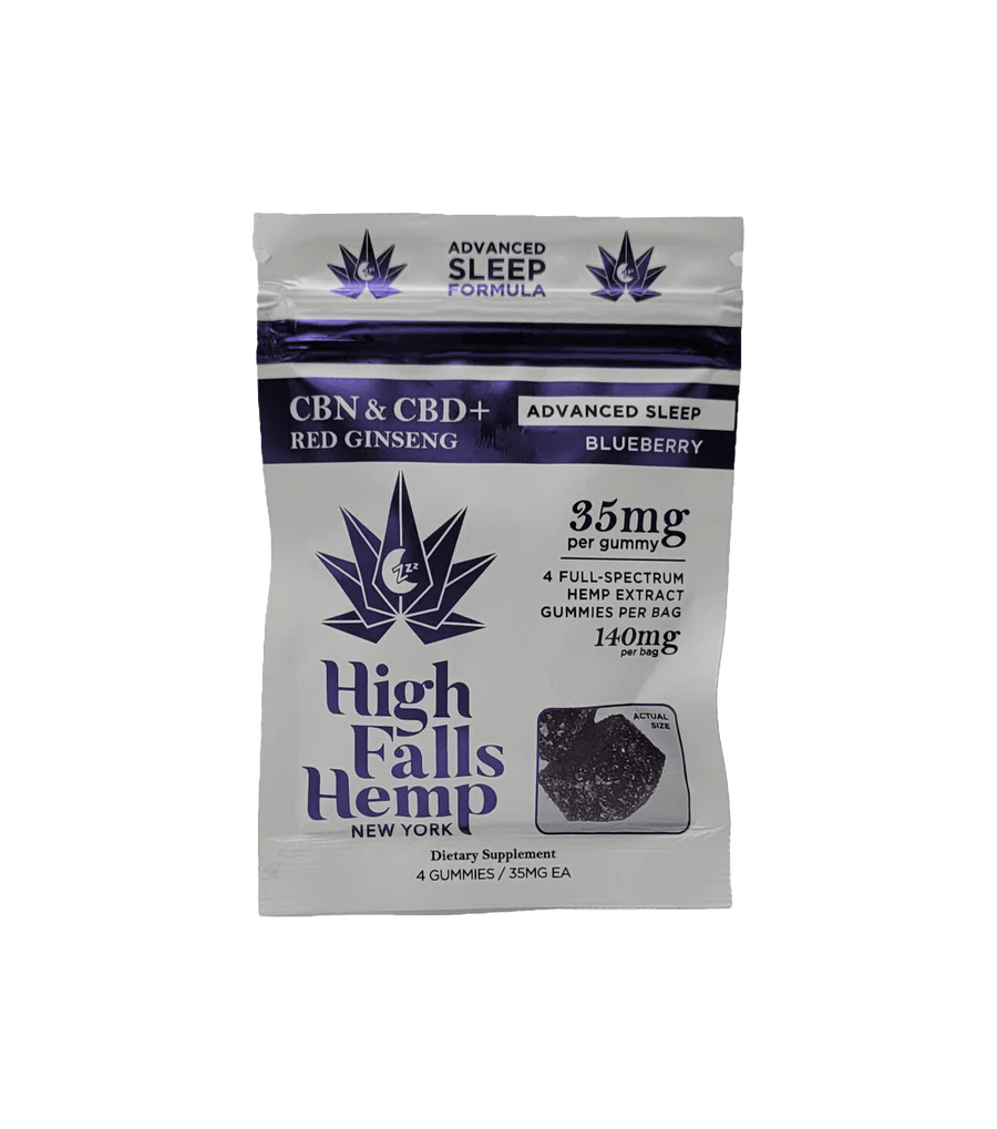 High Falls | Blueberry | Advanced Sleep | Gummy | 100mg