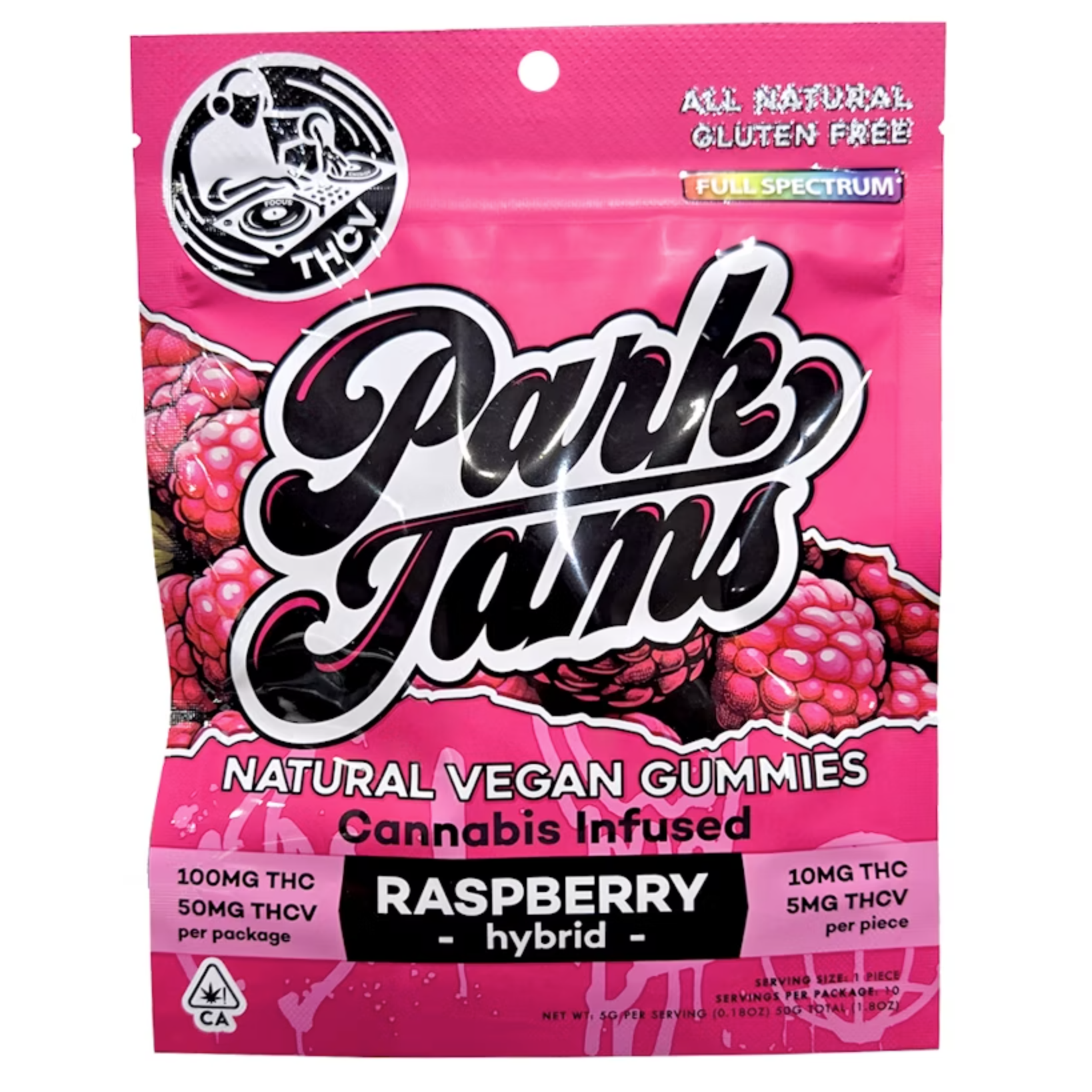 Raspberry Thcv Gummies