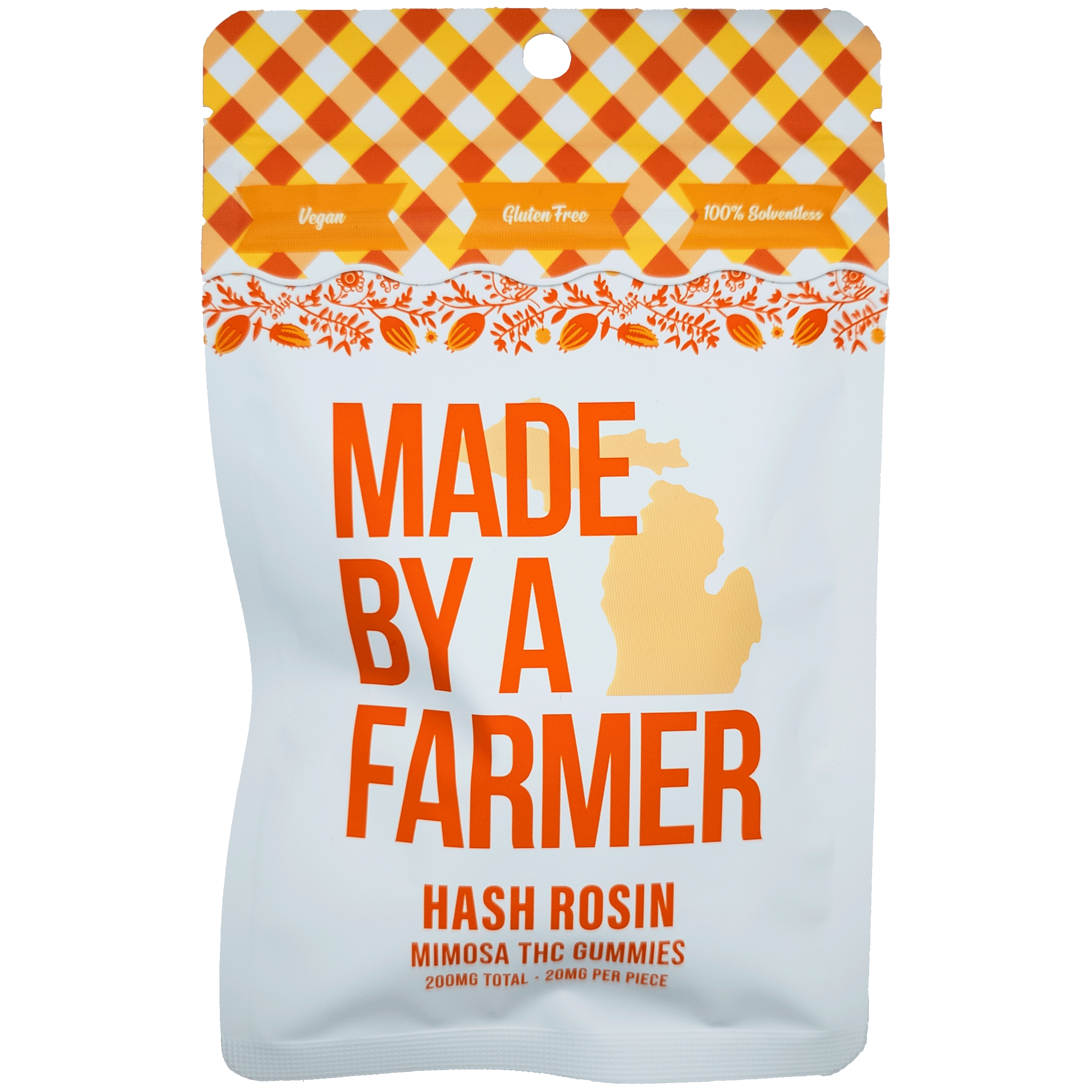 MBAF Hash Rosin Gummy 200mg - Mimosa 10pcx20mg (vegan)