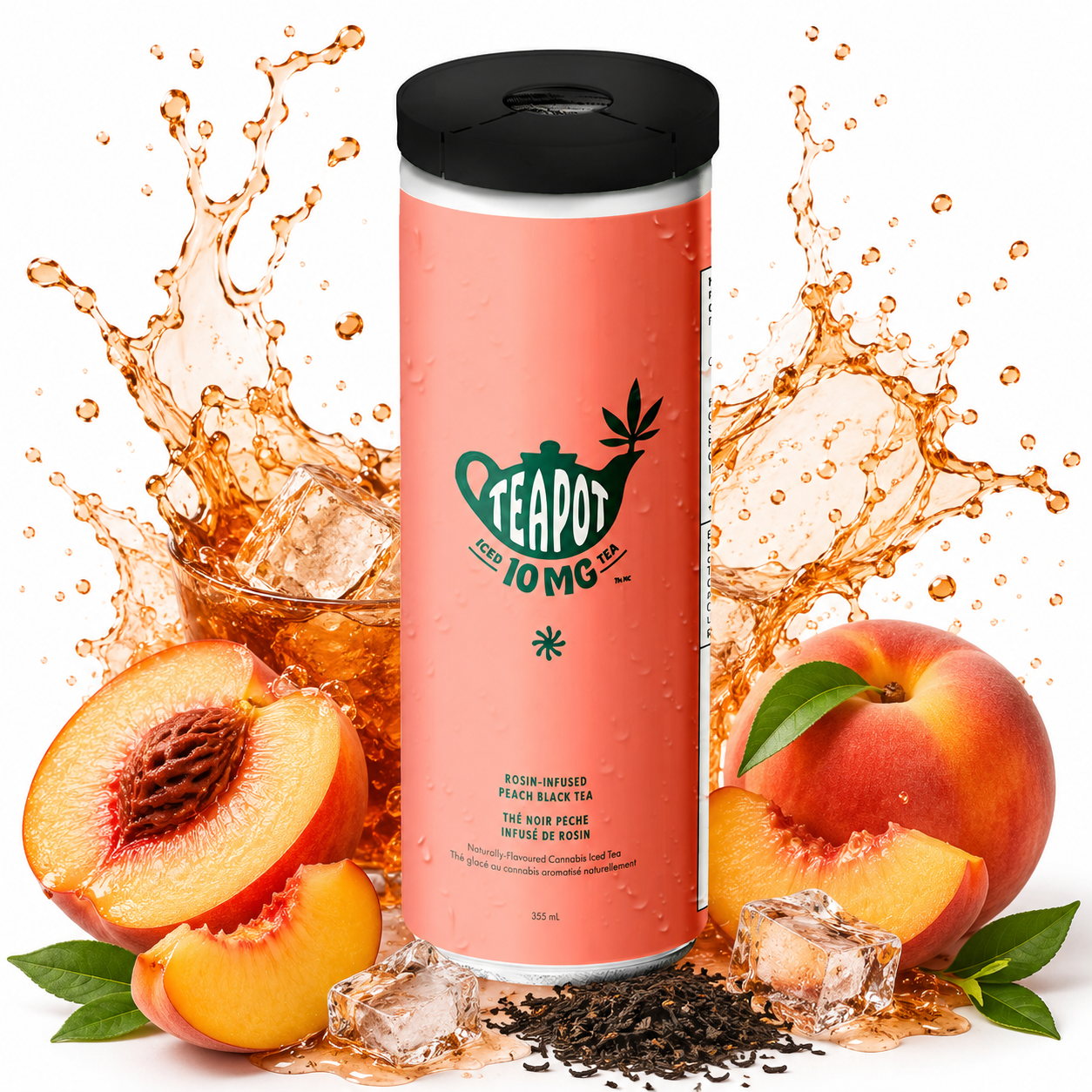 Rosin Infused Peach Black Tea | 355ml at Holland Daze - Sheppard