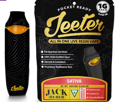 Jack Herer | Live Resin Disposable | 1g | Sativa