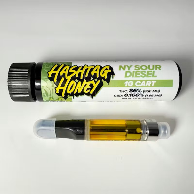 Hashtag Honey - NY Sour Diesel Cart - 1g