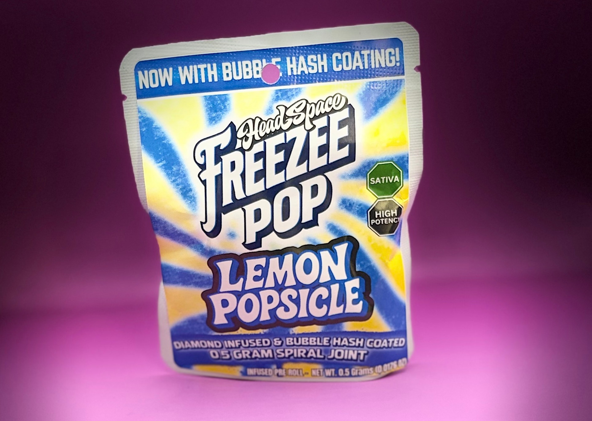 Headspace Freezee Pop 20 Lemon Popsicle