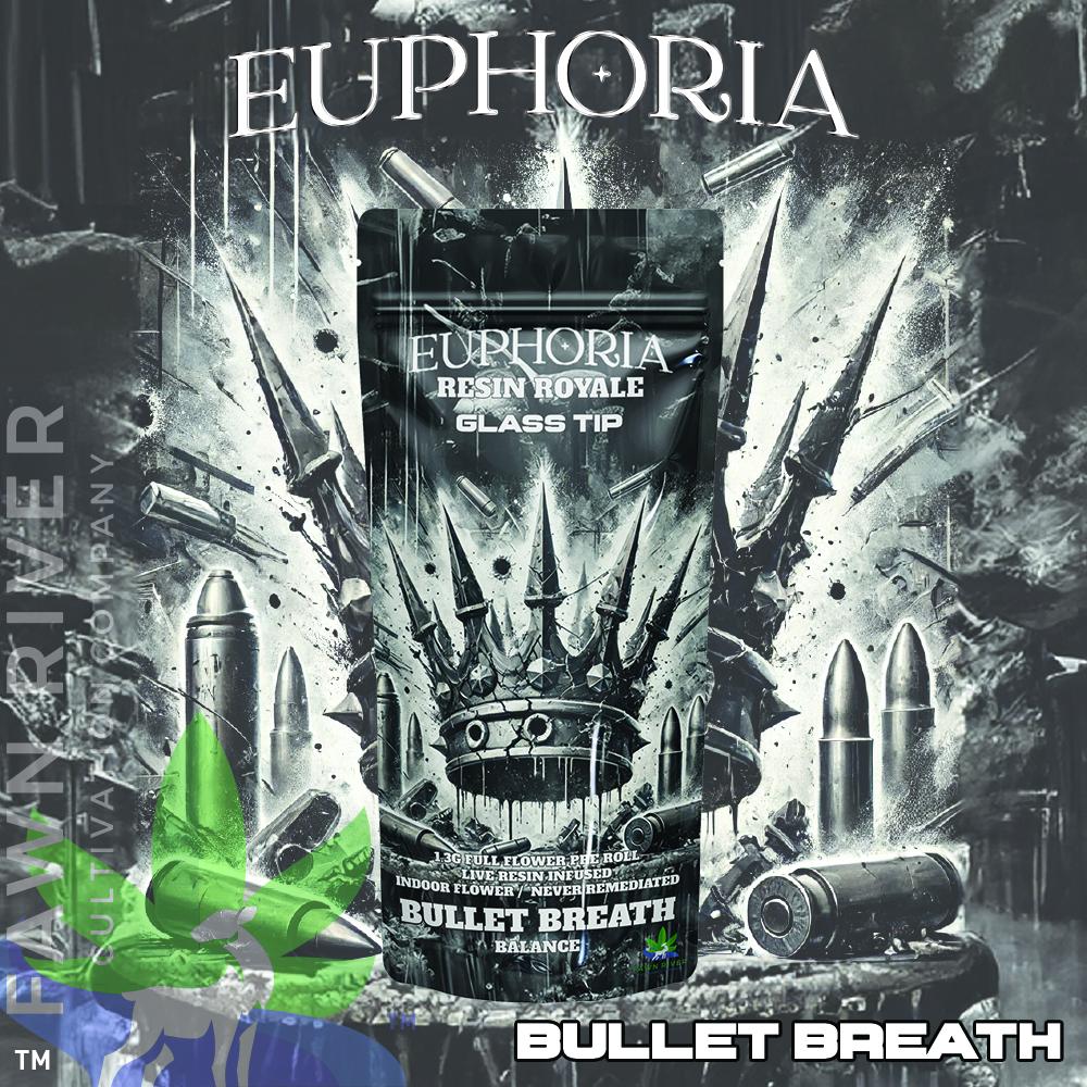 BULLET BREATH - RESIN ROYALE INFUSED PREROLL - 1.3G