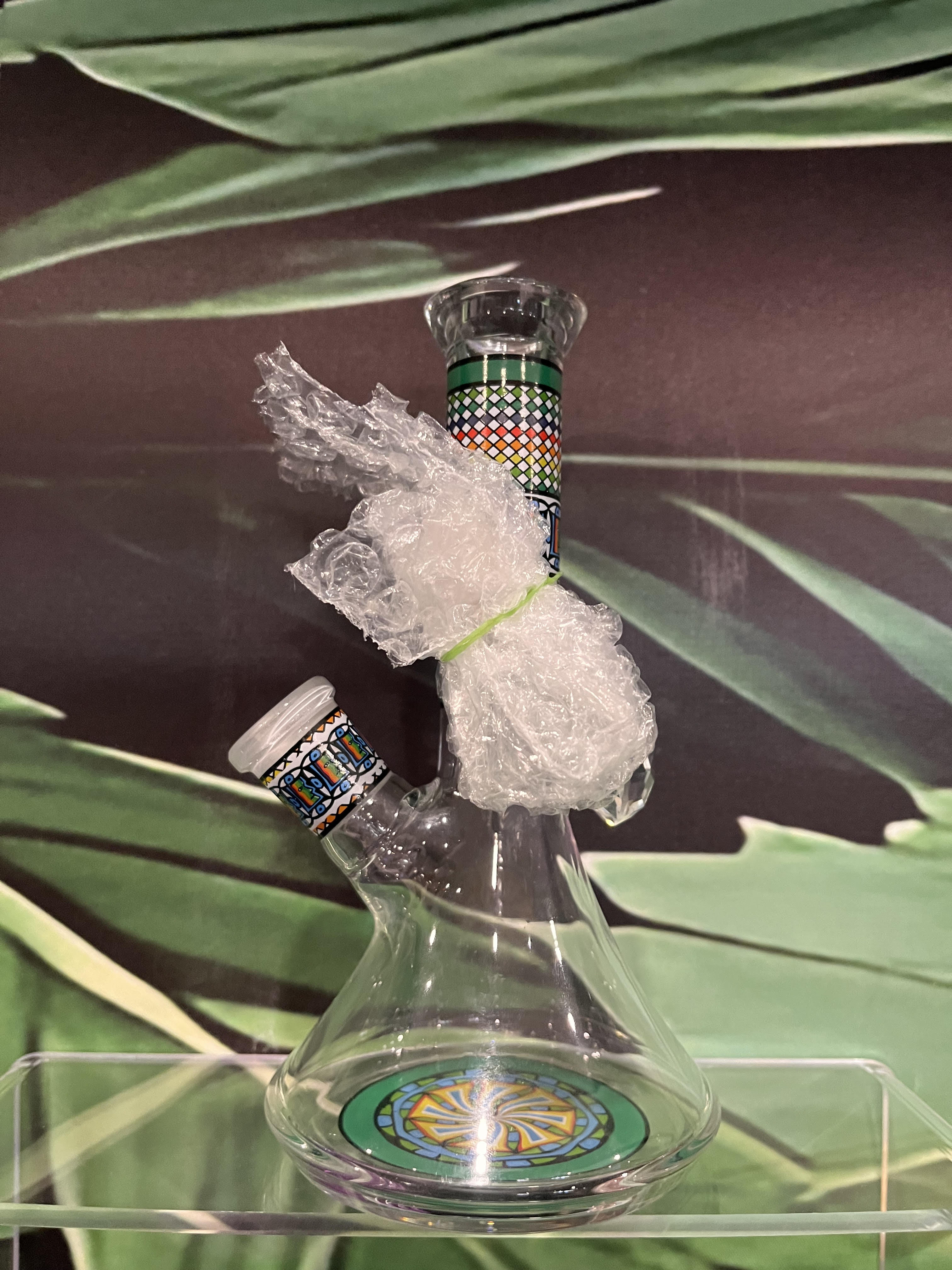 Mini Clear Green Bong