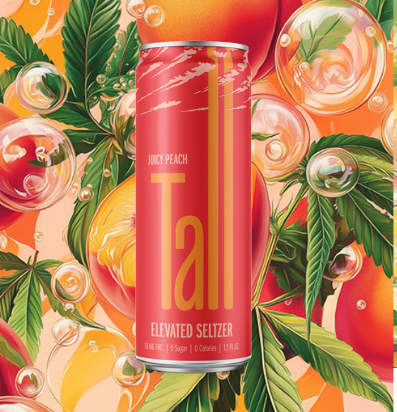Tall Infused Seltzer (10mg) Juicy Peach