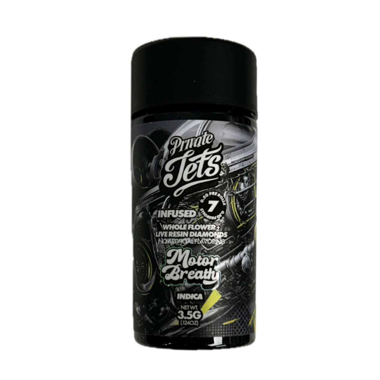PJP - Jets LR Diamond Infused Preroll (7pk): 3.5G - Motor Breath