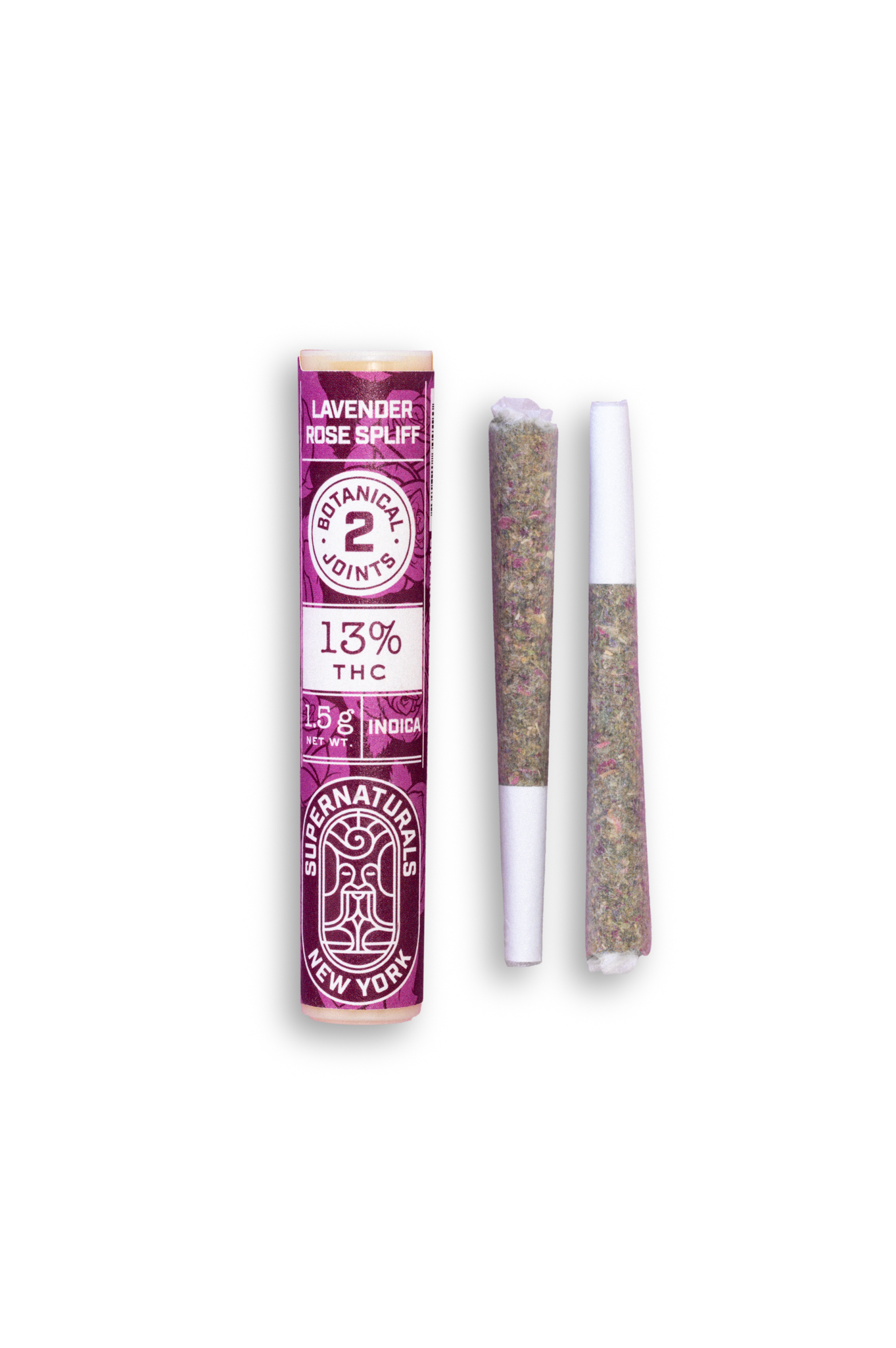 2pk .75g Botanical Preroll | Lavender Rose Spliff