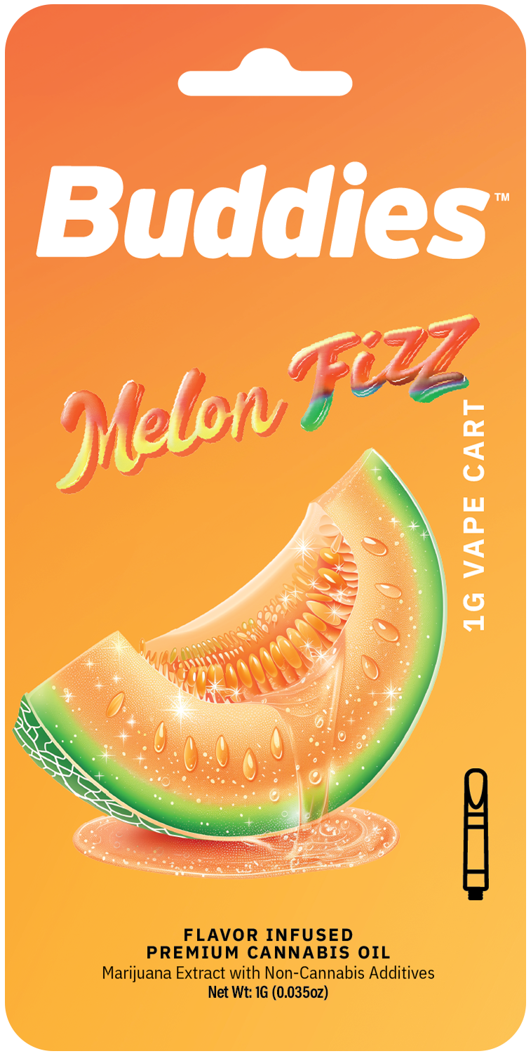 Peach OG Flavored Distillate - Cartridge - Buddies