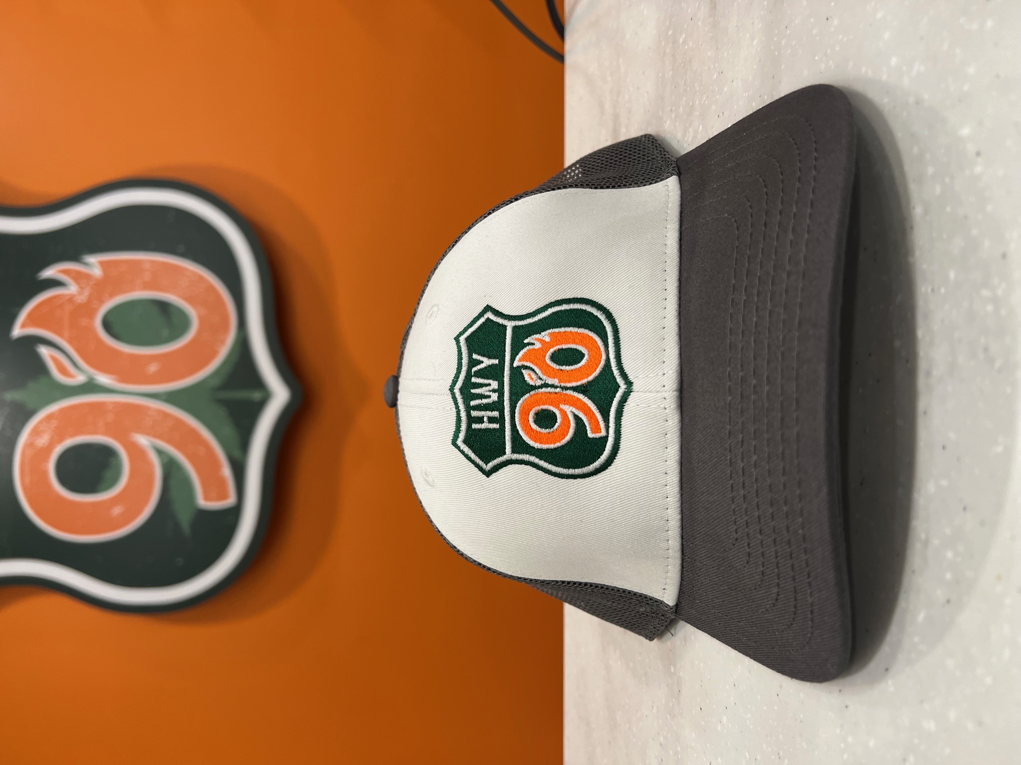 Trucker Cap White&grey