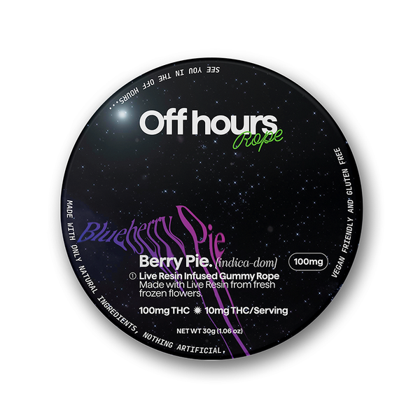 Berry Pie - Blueberry Pie | 100mg | Live Resin Rope Gummy