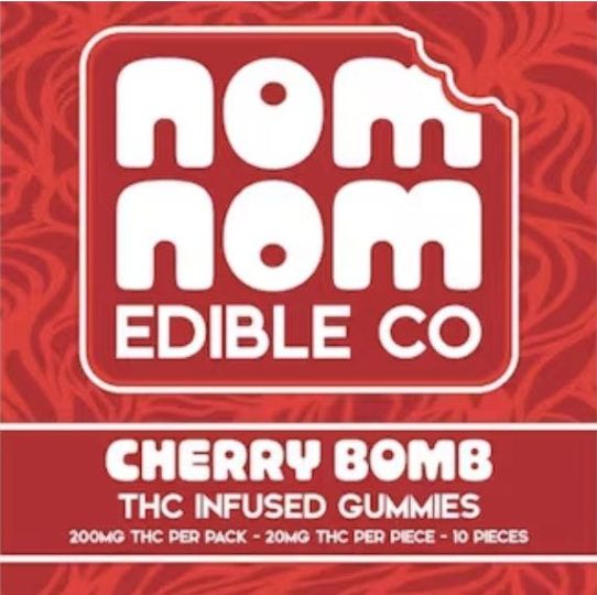 Nom Nom | Live Resin | Cherry Bomb | Hybrid 200mg