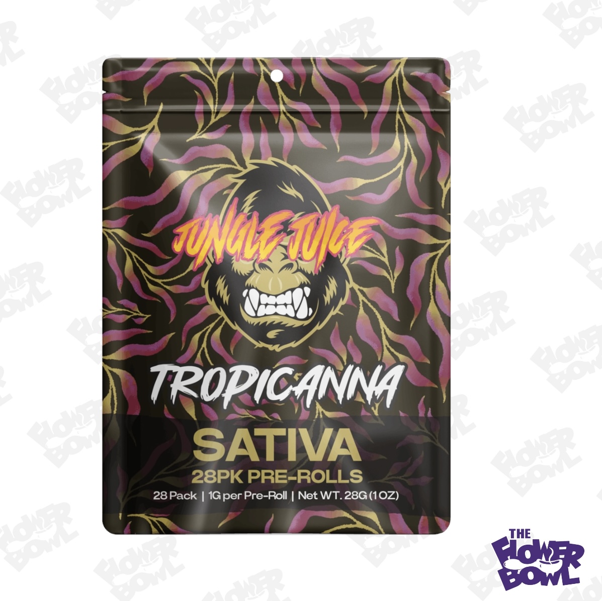 Jungle Juice: Tropicana (S) 28-Pack 1G Prerolls