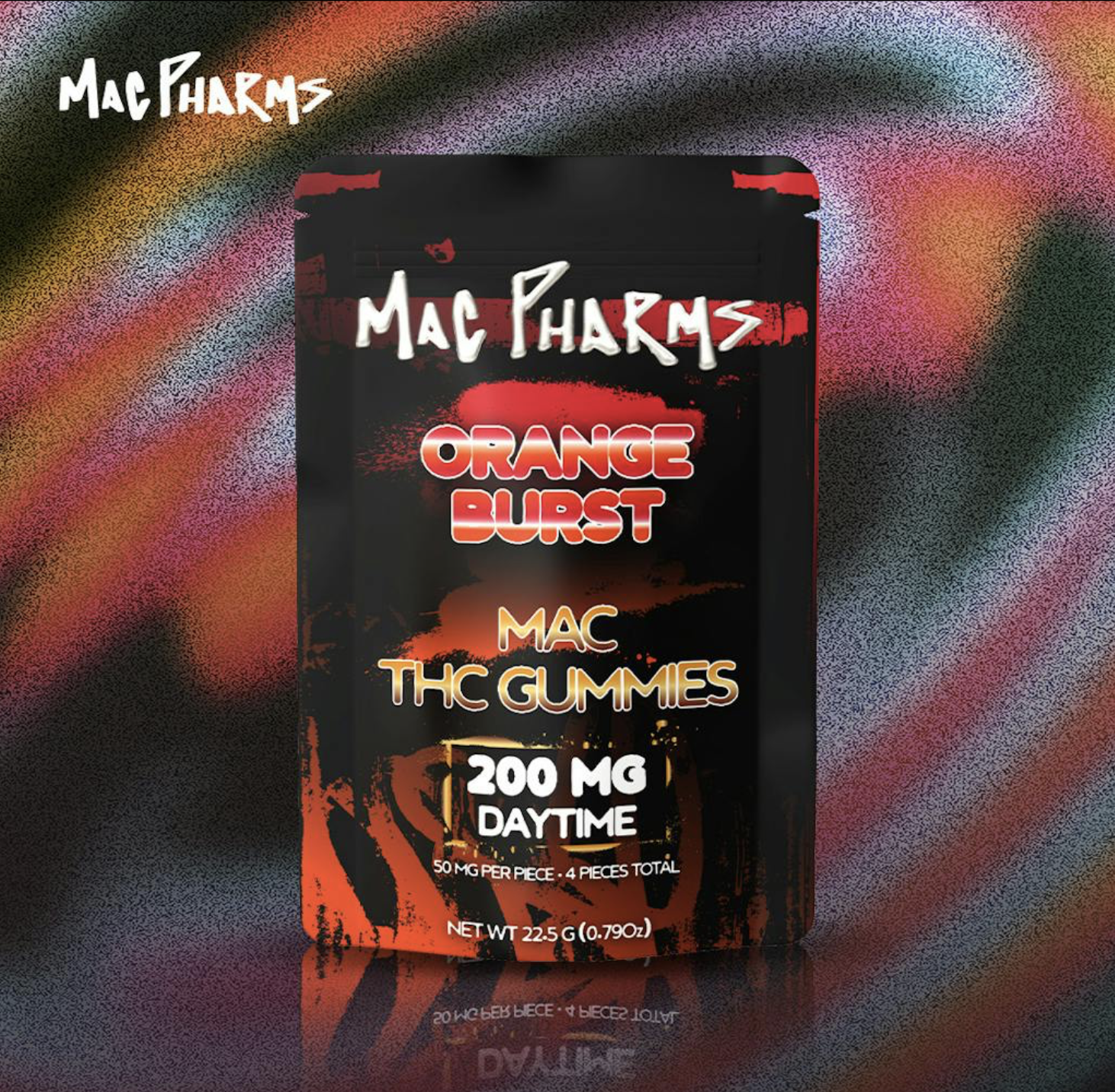 MAC PHARMS | ORANGE BURST | GUMMIES | 200MG